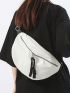 Medium Fanny Pack With Zipper Minimalist