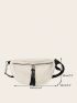 Medium Fanny Pack With Zipper Minimalist