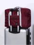 Large Capacity Trolley Luggage Shoulder Foldable Handbag For Travel Airplane Holiday Storage Bag