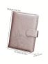 Graphic Embossed Passport Case Solid Color Rfid