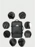 Medium Laptop Backpack Solid Color For Business Camping Bag