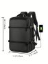 Medium Laptop Backpack Solid Color For Business Camping Bag