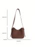 Small Hobo Bag Zipper PU