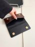 Minimalist Phone Wallet Snap Button Elegant