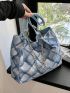 New Fashion Casual Canvas Women Tote Bag Shoulder Bag Handbag Shopping Travel Bag