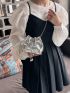 New Fashion Mini Pleated Bucket Bag Ladies Handbag Fashion One-Shoulder Diagonal Chain Bag