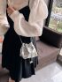 New Fashion Mini Pleated Bucket Bag Ladies Handbag Fashion One-Shoulder Diagonal Chain Bag