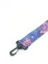 Flower Graphic Wide Adjustable Bag Strap Polyester