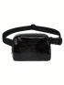 Clear Fanny Pack Mini Zipper PVC White For Sport, Mothers Day Gift For Mom