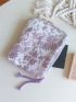 Mini Floral Organizer Bag For Women Bag Small Fabric Cosmetic Make Up Bag Little Purse Coin