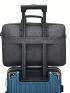 Letter Graphic Double Handle Classic Briefcase Grey