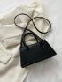 Colorblock Straw Bag Small Double Handle Vacation