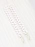 White Acrylic Bag Strap Chain Design For Shoulder Handbag