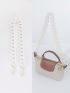 White Acrylic Bag Strap Chain Design For Shoulder Handbag