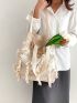 Fringe Trim Crochet Bag Vacation