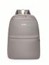 Metal Decor Classic Backpack Zip Front