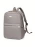 Metal Decor Classic Backpack Zip Front