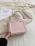 Mini Box Bag PU Pink