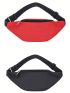 2pcs Women Sport Waist Pack Fanny Pack Crossbody Wallet Belt Travel Phone Bag Fashion Sport Pouch