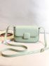 Mini Magnet Square Bag Mint Green Adjustable-strap