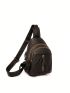 Mini Sling Bag Zip Front PU