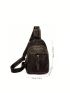 Mini Sling Bag Zip Front PU