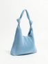 Medium Shoulder Bag Solid Knot Design Fashion Style