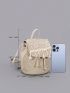 Mini Straw Bag Tassel Decor Vacation Style