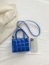 Mini Funky Square Bag Quilted Double Handle