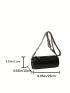 Crocodile Embossed Bucket Bag Small Zipper Funky