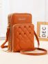 Small Crossbody Cell Phone Purse For Women, Mini Messenger Shoulder Handbag Wallet With Credit Card