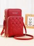 Small Crossbody Cell Phone Purse For Women, Mini Messenger Shoulder Handbag Wallet With Credit Card