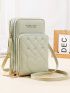 Small Crossbody Cell Phone Purse For Women, Mini Messenger Shoulder Handbag Wallet With Credit Card