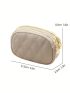 Litchi Embossed Coin Purse Fashionable Zipper Genuine Leather