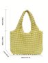 Ruched Shopper Bag Minimalist