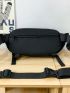 Two Tone Fanny Pack Release Buckle Decor Waterproof