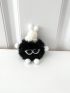 Glasses Decor Pompom Design Bag Charm