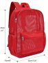 Heavy Duty Semi-Transparent Mesh Backpack, See Through College Backpack with Padded Shoulder Straps for Swimming, Outdoor Sports