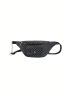 Geometric Pattern Fanny Pack Zipper Large Capacity