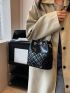 Mini Quilted Bucket Bag Drawstring Design Elegant