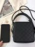 Mini Stitch Detail Square Bag Top Handle
