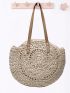 Straw Circle Bag