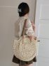 Straw Circle Bag