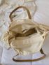 Straw Circle Bag