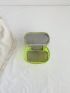 Mini Satchel Bag Clear PVC Neon Lime Funky