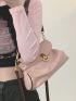 Medium Shoulder Bag Twist Lock Solid Color