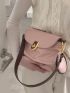 Medium Shoulder Bag Twist Lock Solid Color