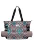 ESVAN Yoga Mat Bag Yoga Tote Carrier Shoulder Bag Carryall Tote for Office,Yoga,Pilates,Travel,Beach and Gym