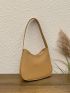 Medium Shoulder Bag Solid Color Minimalist Style