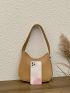 Medium Shoulder Bag Solid Color Minimalist Style